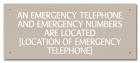 Kentucky Emergency Phone Location Sign