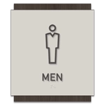 Men Sign w/ Male Symbol