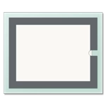 Message / Evac Holder for 8.5" x 11" Paper