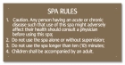 Missouri Spa Rules Sign