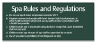 Montgomery County, Alabama Spa Rules Sign