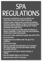 Nebraska Spa Regulations Sign