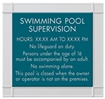 NJ Front Desk Pool Sign - Nexus