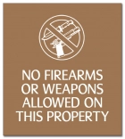 No Firearms or Weapons Allowed - Celtec Version