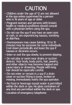 Ontario Canada Spa Rules Sign