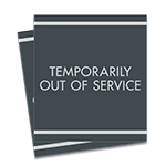 Out Of Service Sign - 2 Pack