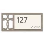 Room Number Sign w/Symbols