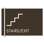 Stairs / Exit Sign w/Symbol