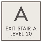 Stairway ID Sign - NYC Compliant