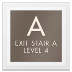 Stairway ID Sign - NYC Compliant