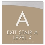 Stairway ID Sign - NYC Compliant