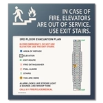 Standard Elevator Evacuation Plans - CA Compliant