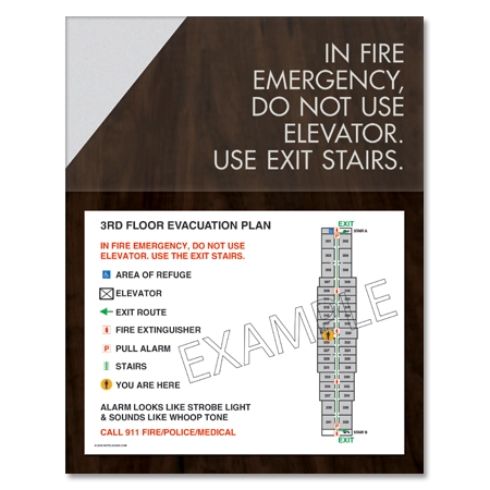 Standard Elevator Evacuation Plans - NYC Compliant