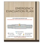 Standard Entrance Evacuation Plans - CA Compliant