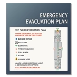 Standard Entrance Evacuation Plans - CA Compliant