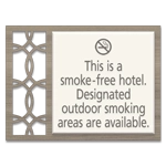 This is a smoke-free hotel...