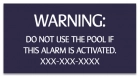 Utah Alarm Warning Sign