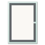 Vertical Message / Evac Holder for 11" x 17" Paper