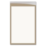 Vertical Message / Evac Holder for 11" x 17" Paper