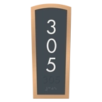 Vertical Room Number Sign