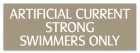 Wisconsin Artificial Current Pool Sign