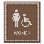 Women Sign w/Female & ISA Symbols