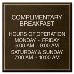 10-Line General Information Sign