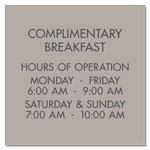 12-Line General Information Sign