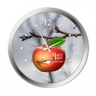 14" Metal Case Clock
