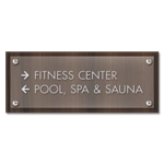 2-Line Directional Sign (Extended Width)