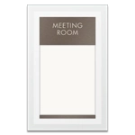 2-Line Meeting Room Sign w/Window