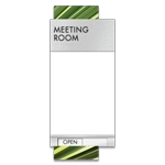 2-Line Meeting Room w/Insert Window & Sliding Panel