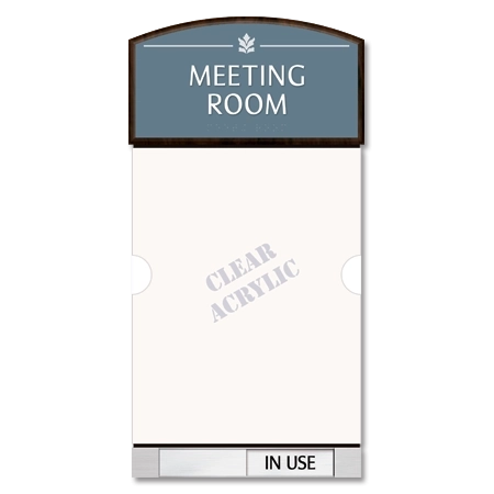 2-Line Meeting Room w/Window & Sliding Panel