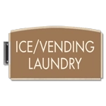 2-Line Perpendicular Overhead Sign