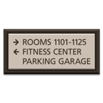 3-Line Directional Sign