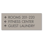 3-Line Directional Sign