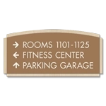 3-Line Directional Sign