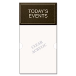 3-Line Informational Sign w/ Insert Window