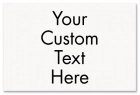 4-Line Custom General Information Sign - Horizontal Layout
