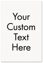 5-Line Custom General Information Sign - Vertical Layout