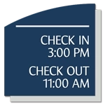 5-Line General Information Sign