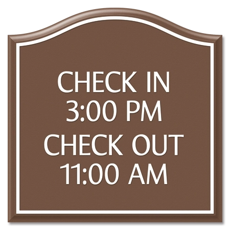 6-Line General Information Sign