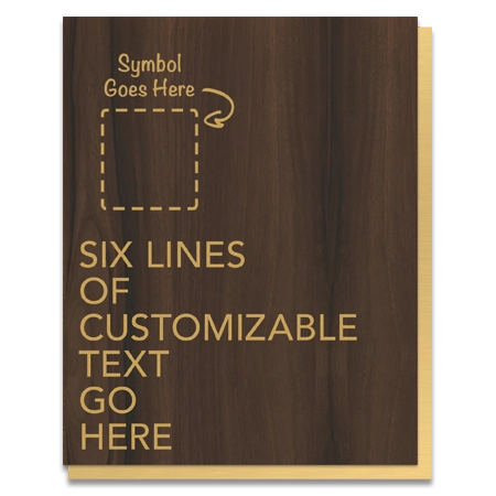 6-Line General Information Sign w/Symbol