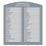 60-Line Directory Sign