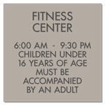 8-Line Common Room Sign