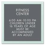 8-Line Common Room Sign