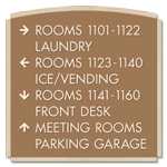 8-Line Directional Sign