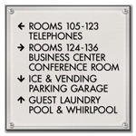 9-Line Directional Sign