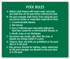 Alaska Pool Hygiene Rules Sign