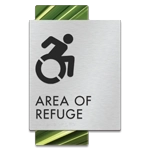 Area of Refuge Sign - Dynamic ISA Symbol